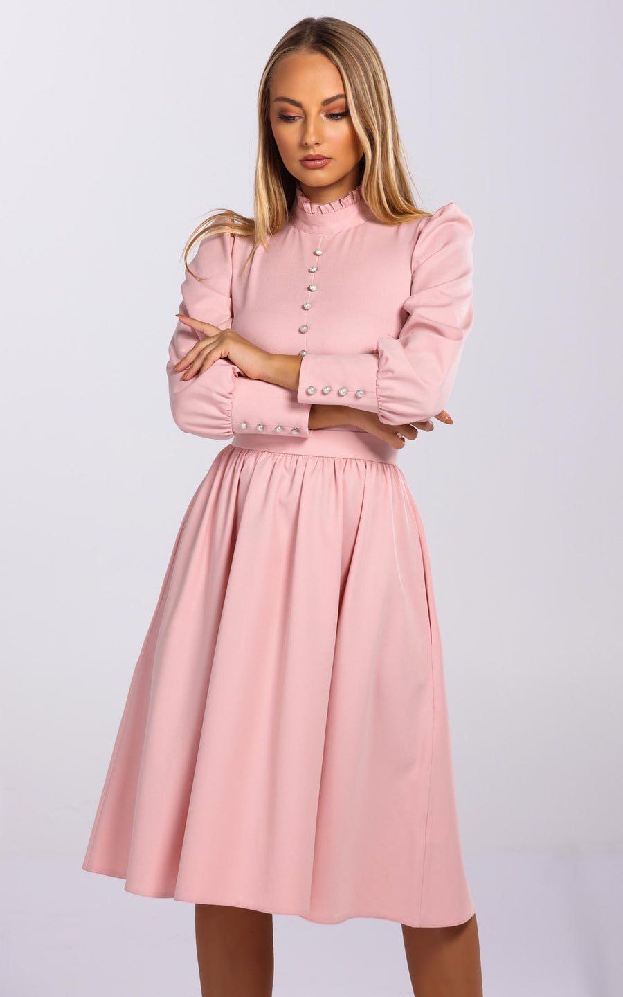 amrita midi dress Lilly Pulitzer Amrita Midi Shirtdress Pink Isle Swirly Fern Scalloped Eyelet 8 at Amazon Women's Clothing store