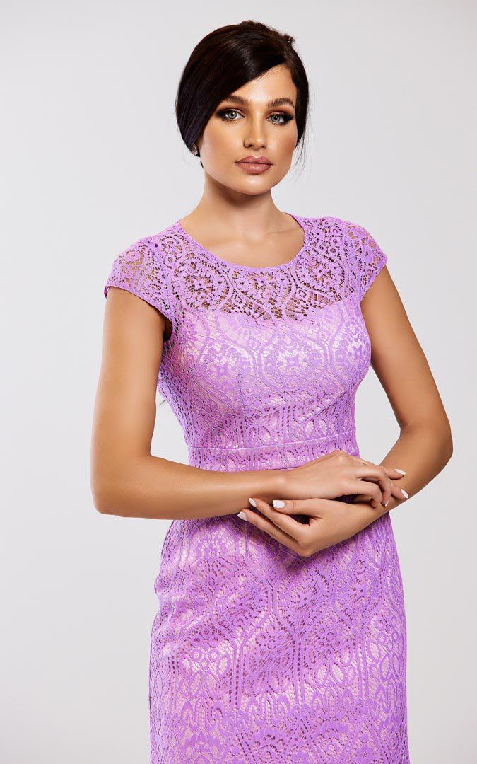 Virsavia | Purple Lace Dress | Tatiana Tretyak Brand
